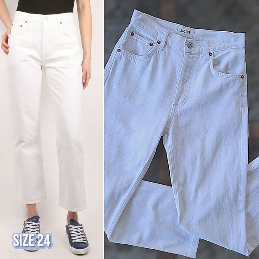 Agolde Ripley Mid-Rise Straight Jean size 24